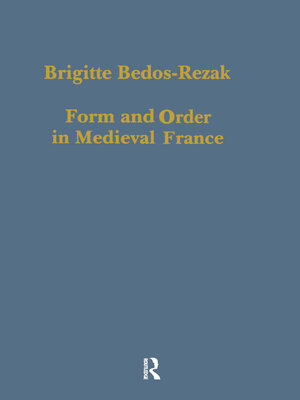 cover image of Form and Order in Medieval France